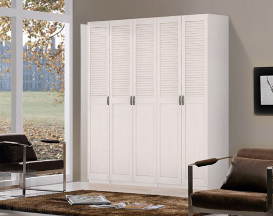 宜家简约卧室衣柜装修效果图  韩式两门单人收纳小衣柜