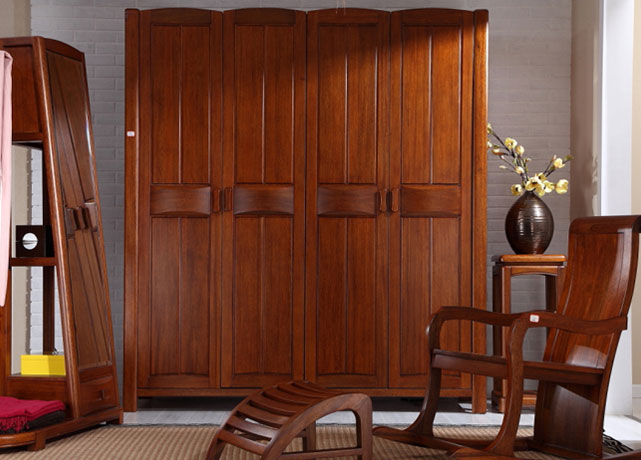 源木坊衣柜设计图 中式实木衣柜效果图