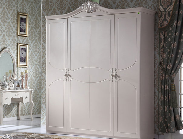 象牙白欧式衣柜设计图 甜蜜浪漫