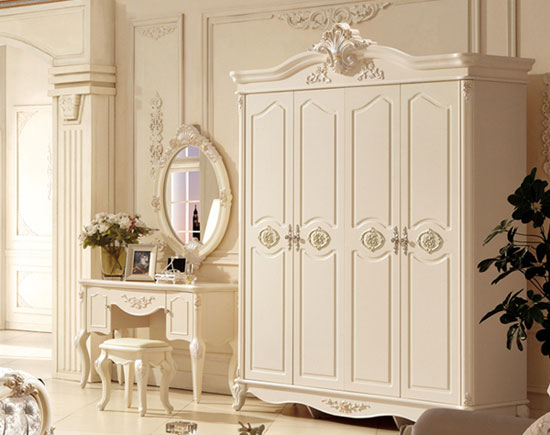 美轮美奂衣柜设计图 公主房衣柜效果图