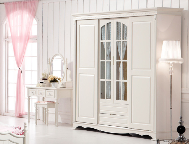 韩式田园实木应衣柜设计图  沉溺在幸福的童话里