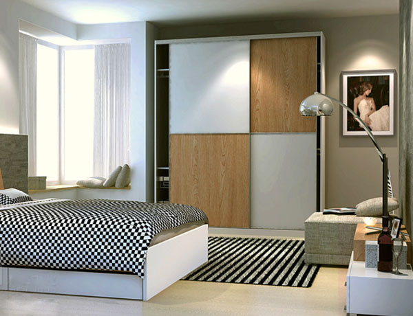 精致两居室 现代休闲卧室衣柜效果图