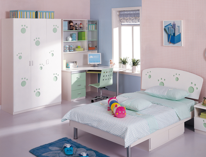 森林主题儿童卧室衣柜设计  创意生活小居