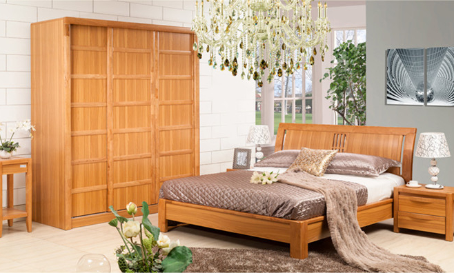 现代实木衣柜设计图 优雅简约精装房