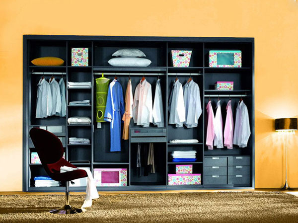 IT精英男衣柜效果图 开放式衣柜设计图