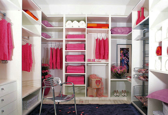 白色童话整体衣柜效果图 大户型衣柜效果图