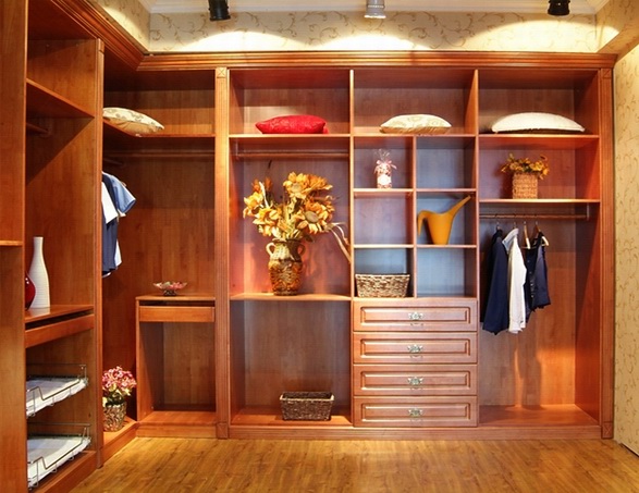 现代欧式实木衣柜效果图 舒适健康时尚大方