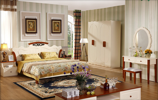 美式卧室衣柜装修效果图  优雅不失俏皮
