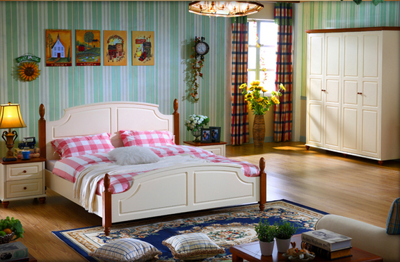 美式乡村实木衣柜效果图 远离烦嚣的温馨