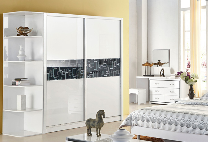 简约时尚烤漆衣柜设计图 烤漆移门衣柜效果图