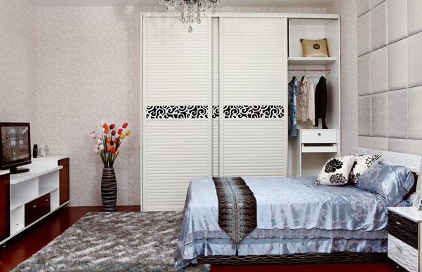 优雅简约衣柜设计图 现代移门衣柜设计图