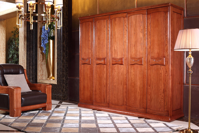 现代中式衣柜设计图 三口之家温馨格调