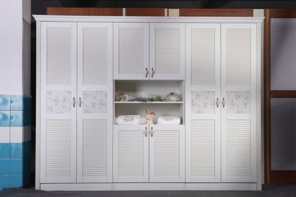 韩式风格衣柜设计图 小百叶衣柜效果图