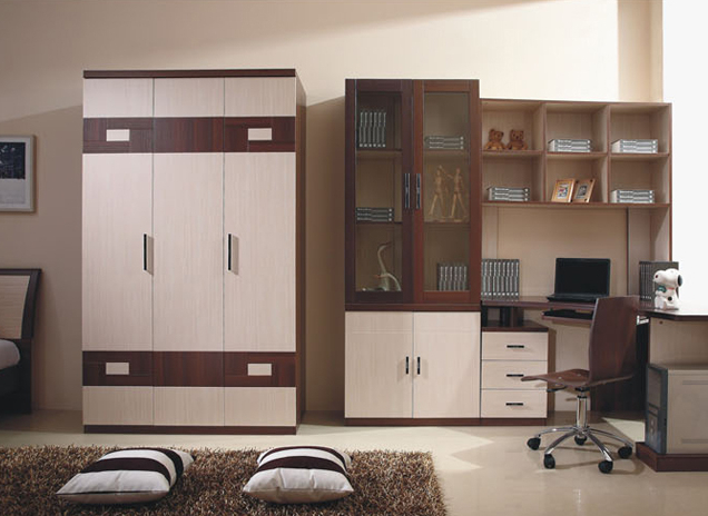 现代三门衣柜设计图 小户型衣柜效果图