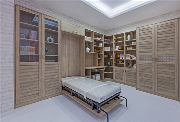 一房多用 卧室衣柜装修效果图