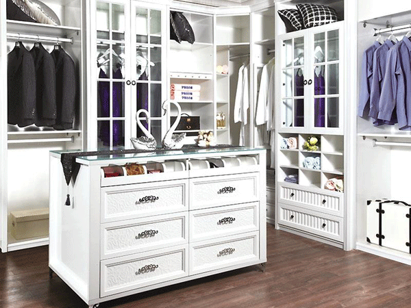 田园牧歌衣柜效果图 金领小资卧室衣柜效果图