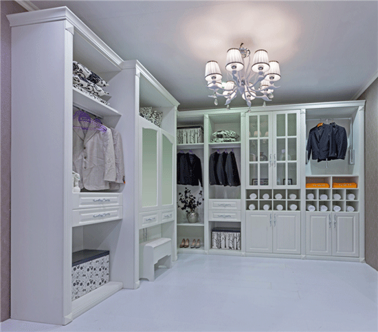 大师级打造新房 纯欧式衣柜设计图