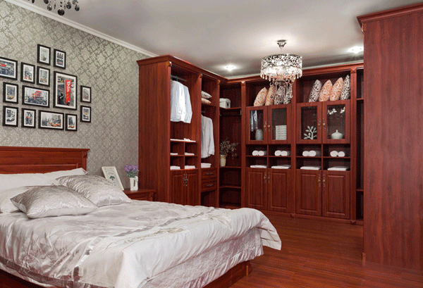 IT高管私人定制精致美家  全实木衣柜设计图