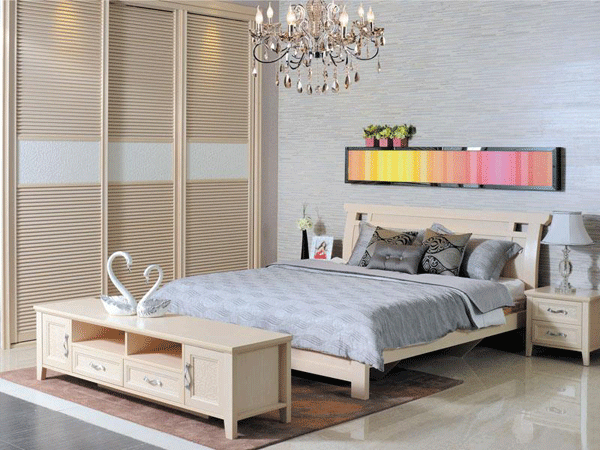 现代极简卧室衣柜设计图 上班族经济适用小居