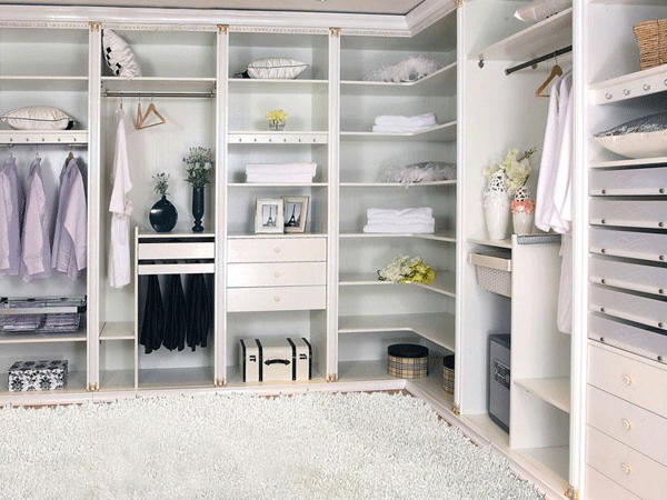 开放式衣帽架设计图 纯美自然衣柜效果图