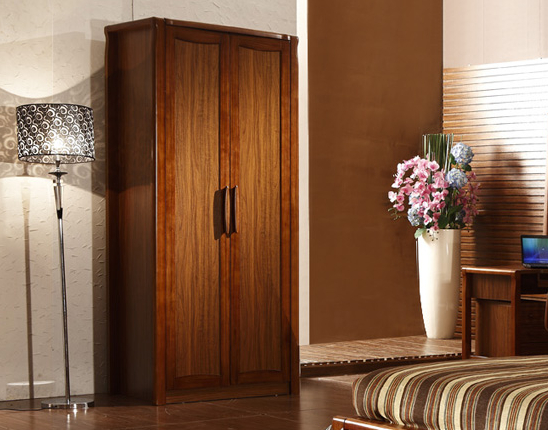 现代中式儿童衣柜设计图 儿童卧室衣柜装修图