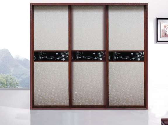 现代中式衣柜设计图 教师三口之家装修图