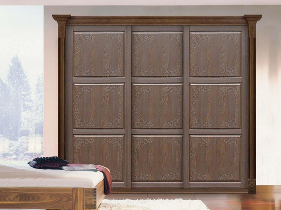 欧式移门衣柜设计图 带着一丝小资情调