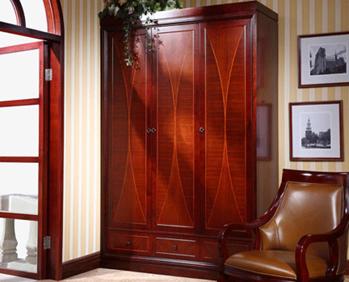 夫妻联手打造新房 精致实木衣柜设计图