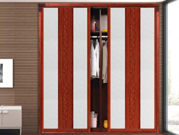 现代拼色衣柜设计图 个性多彩小居