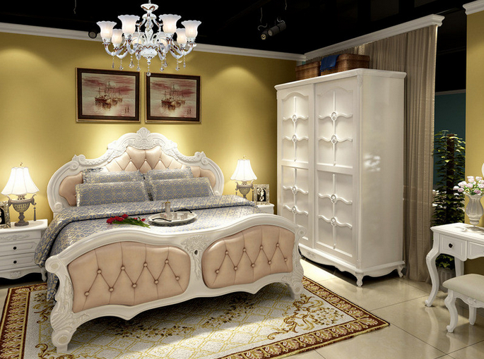 时尚欧式风格衣柜设计图  靓丽多彩卧室衣柜装修图