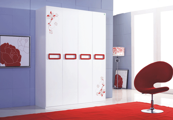 现代板式衣柜效果图 时尚白领梦想家