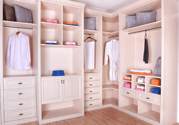 欧式衣柜设计图 欧洲橡木衣柜效果图