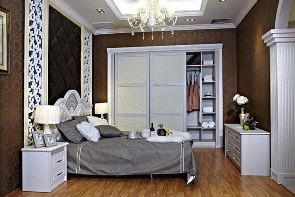 现代欧式衣柜设计图 优雅小资衣柜设计图