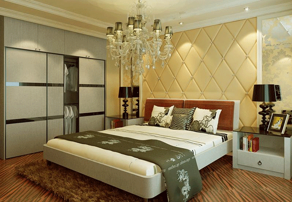 银灰色衣柜设计图 现代时尚卧室衣柜图片