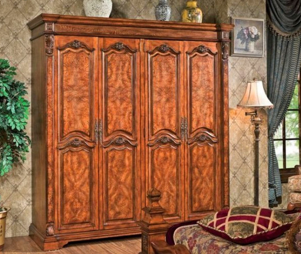 美式风格衣柜设计图 实木衣柜效果图