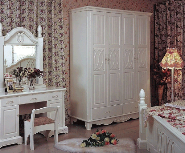 悠然典藏 欧式田园衣柜设计图
