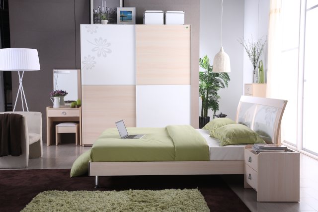 温馨宜家趟门衣柜设计图  单身公寓衣柜设计图