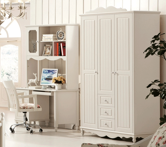 韩式衣柜设计图 素雅温馨