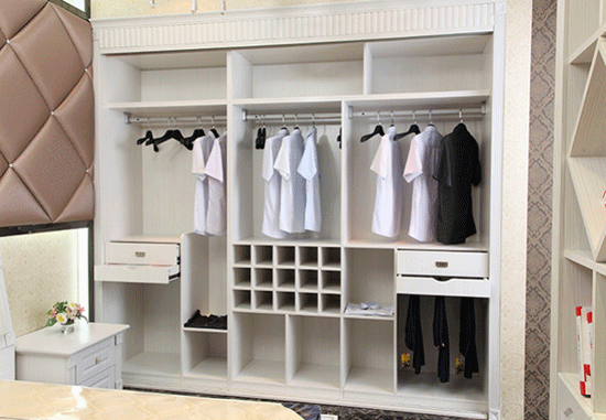嵌入式衣柜效果图 新婚卧室衣柜设计图