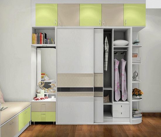 现代转角衣柜效果图 百搭的时尚造型