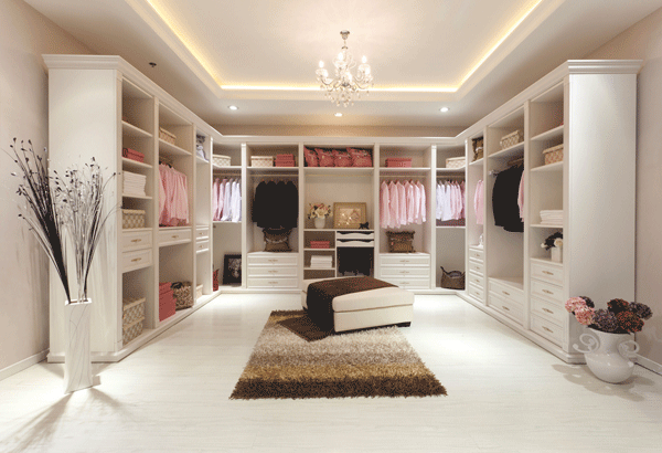 名媛卧室衣柜效果图 简欧衣柜效果图