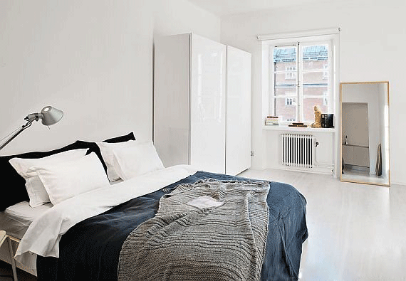 现代北欧衣柜效果图 纯白色衣柜效果图