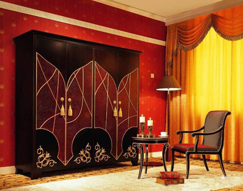 时尚个性衣柜效果图 现代板式衣柜设计图