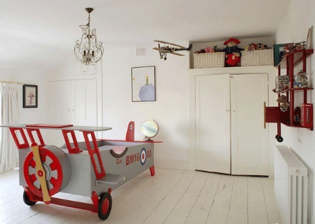 儿童卧室衣柜效果图 小男子汉的衣柜设计图