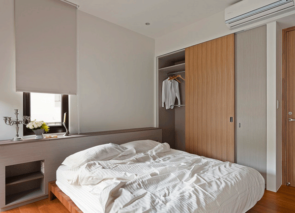 单身男士衣柜效果图 15㎡卧室衣柜装修图