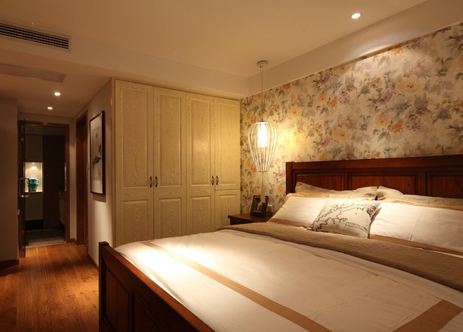 低调美式衣柜效果图 简约美式衣柜设计图