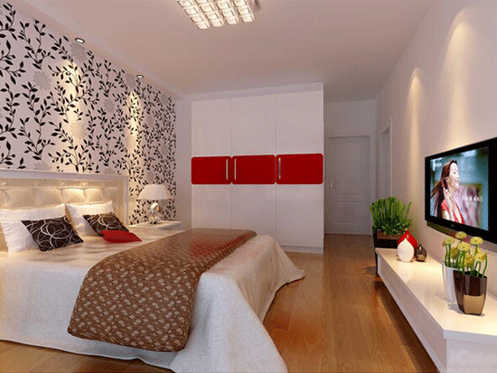 现代板式衣柜效果图 简单温馨甜蜜家园