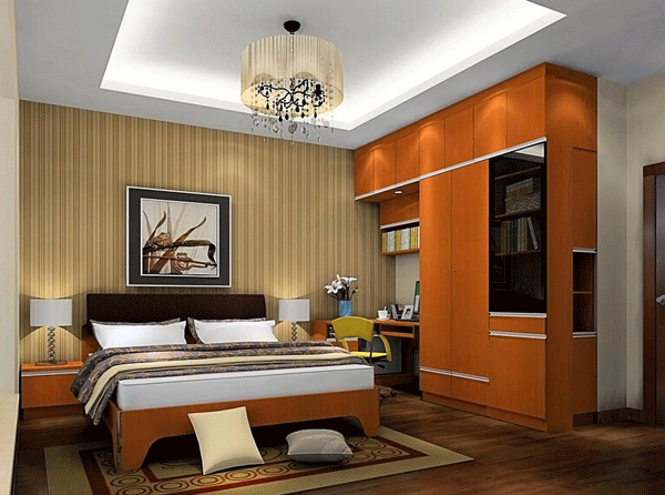 简约美式衣柜效果图 满足你的加州梦