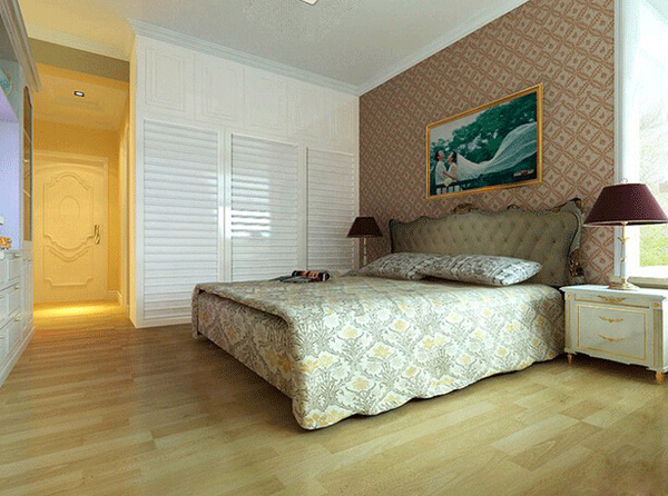 时尚烤漆衣柜效果图 15㎡卧室衣柜装修效果图