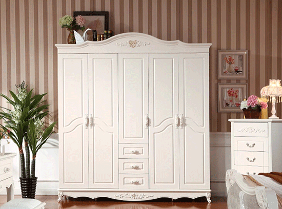 欧式田园衣柜效果图 浪漫优雅一簇而用